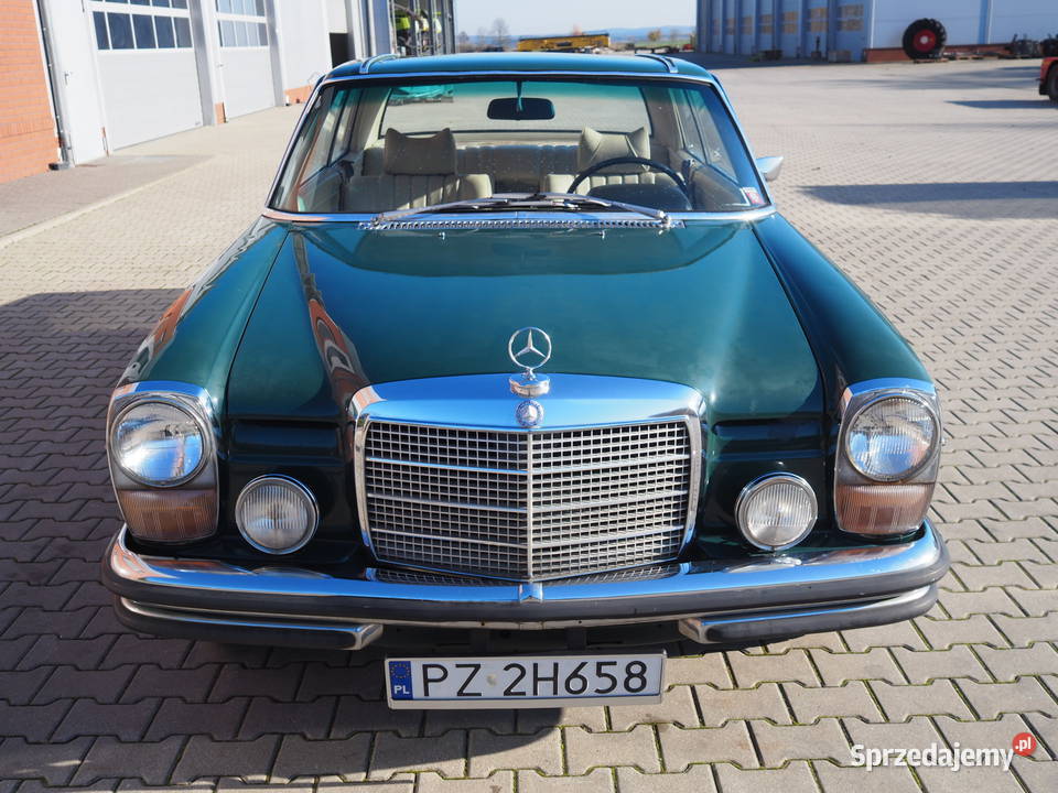 MercedesBenz 250 C Coupe W114 klasyk zabytek zielony Stęszew