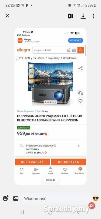 Projektor JQ820 Pozostałe Września