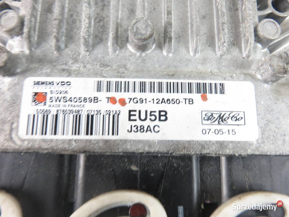 STEROWNIK SILNIKA FORD S 18 TDCi 7G9112A650TB małopolskie sprzedam