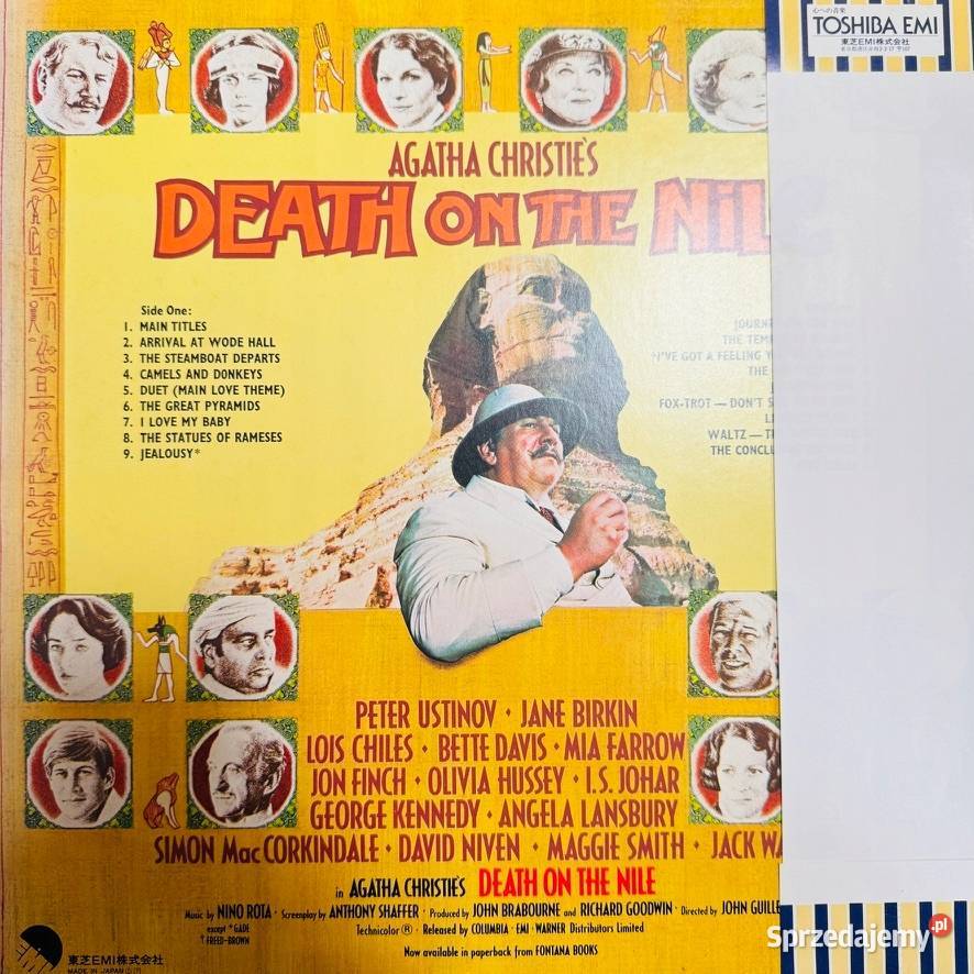 Nino Rota OST Agatha Christies Death On The Nile Katowice sprzedam