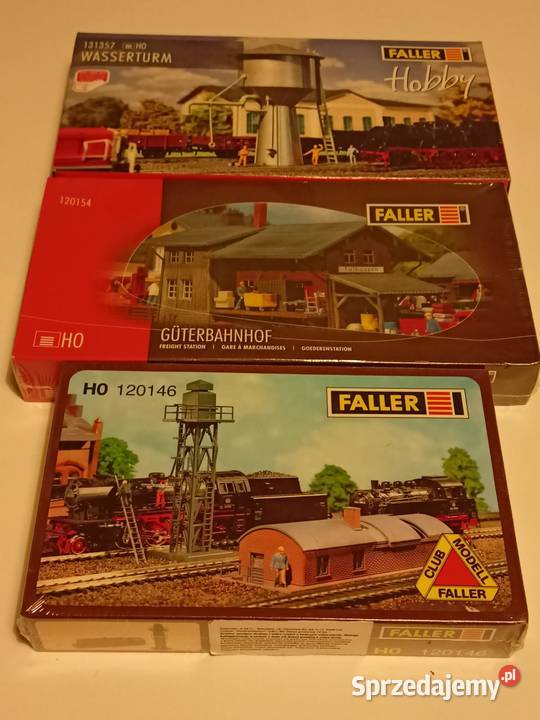 FALLER 5 modeli plastikowych skala HO Lublin sprzedam