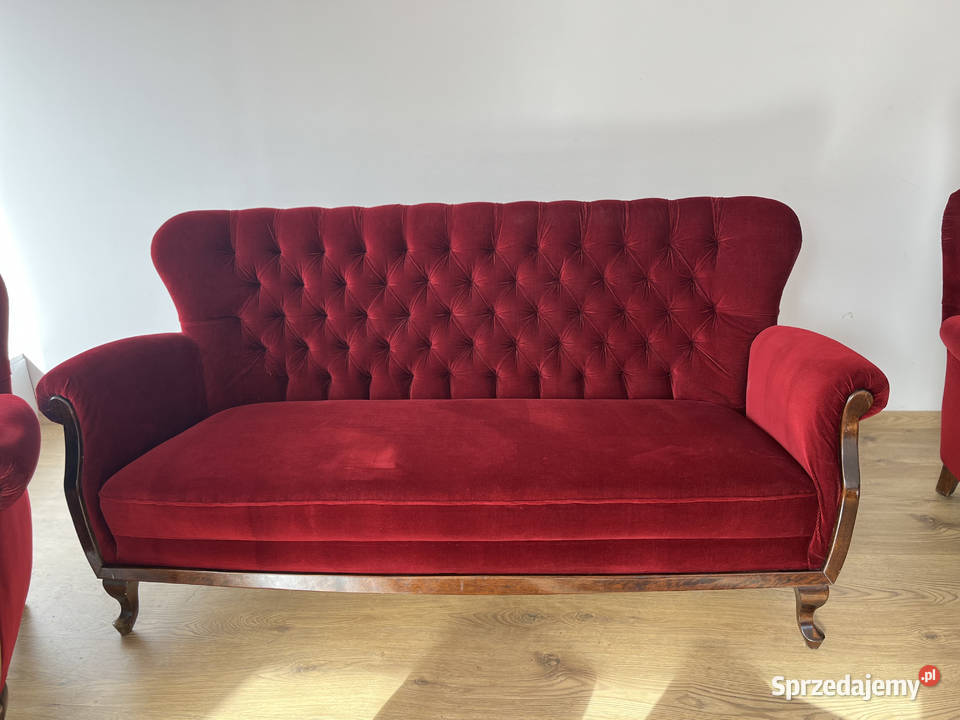 Zestaw wypoczynkowy BAROKOWY sofa fotele mazowieckie Warszawa sprzedam