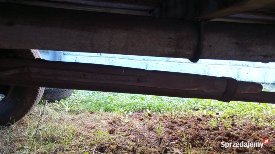 wóz do ciągnika traktora platforma płaski nieuszkodzony Dawidy Bankowe