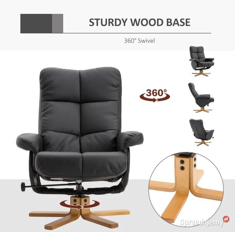 Fotel z podnóżkiem Fotel telewizyjny obracany o Nowy Sącz