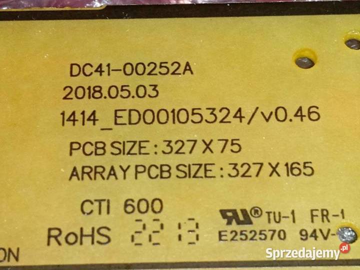 Display do pralki Samsung DC9201880A PCB Opole