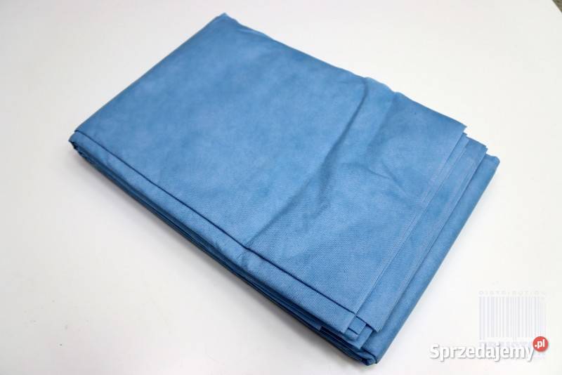 Prześcieradła medyczne FABIEN 5 op niebieskie wielkopolskie