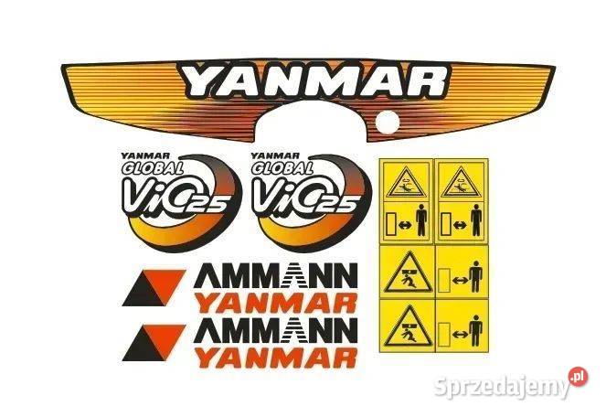 Naklejki oklejenie AMMANN YANMAR VIO 25 Janików sprzedam