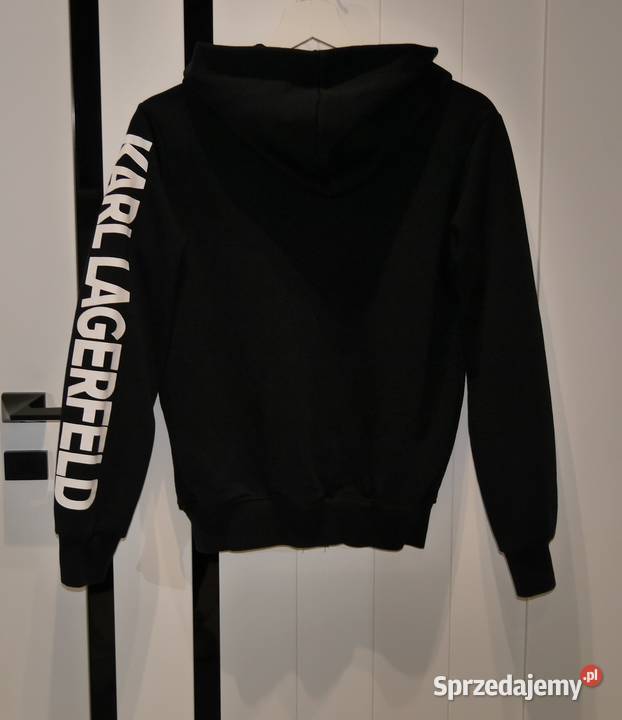 Karl Lagerfeld śliczna bluza cyrkonie 36 S Kaptur