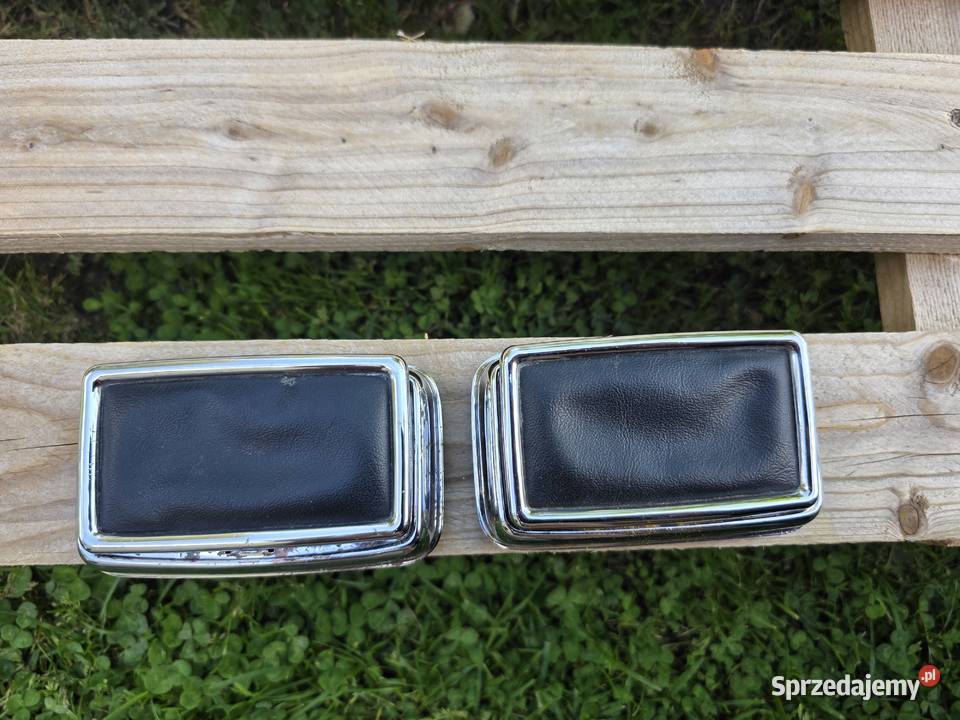 2x Popielniczka Drzwi Czarna Chrom Mercedes W108 Skawina