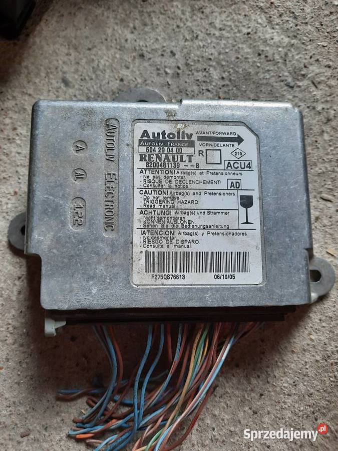 sensor Airbag renault Grand Scenic II