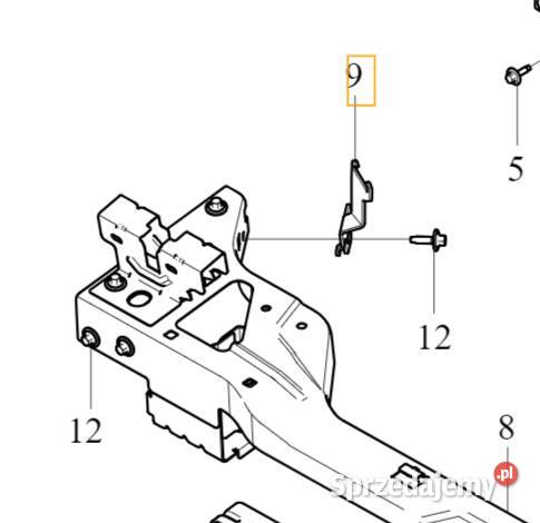 VOLVO C40 XC40 wspornik uchwyt wzmocnienia Akcesoria samochodowe dolnośląskie Bielany Wrocławskie
