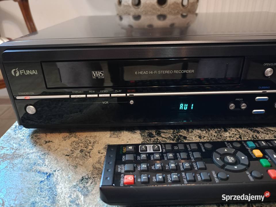 Nagrywarka DVD VHS Magnetowid Combo FUNAI wielkopolskie Drawski Młyn