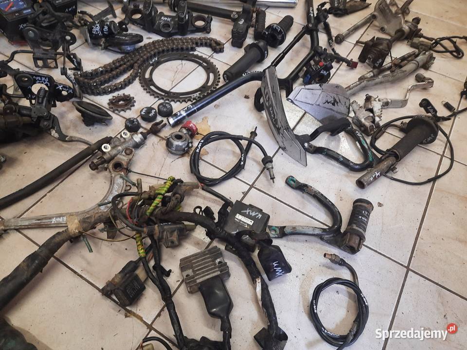 Kawasaki KMX 125 części siedzenie lampa lagi bak