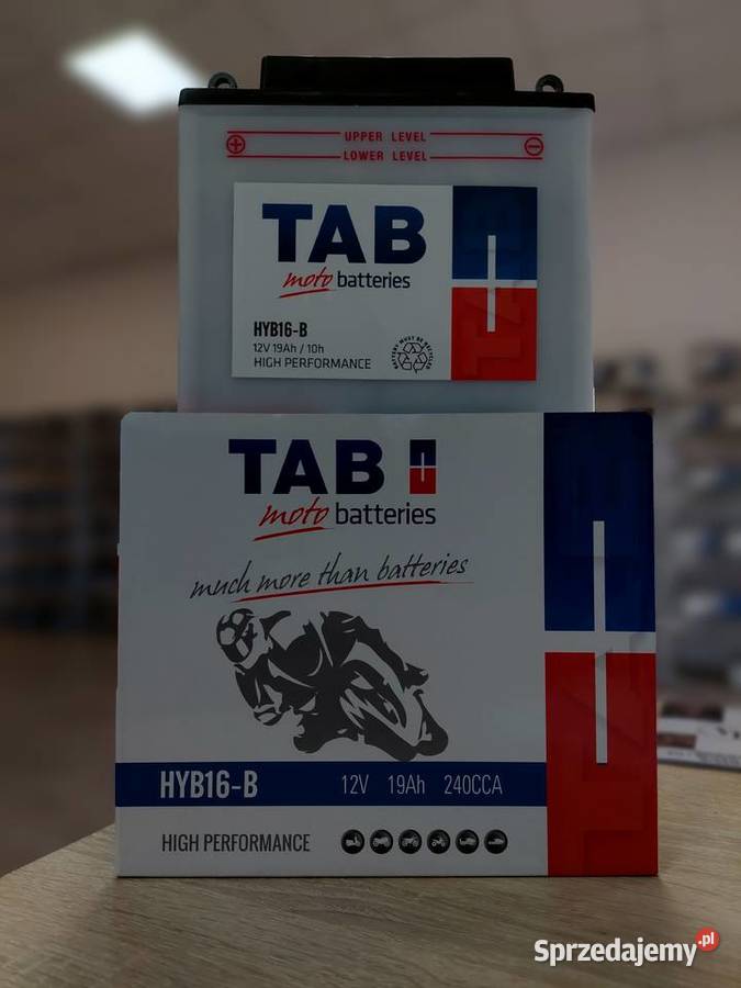 Akumulator motocyklowy TAB YB16B HYB16B 12V 19Ah Sosnowiec