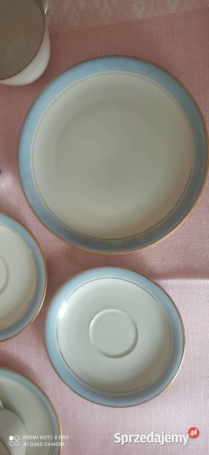 Filiżanka z talerzykiem deserowym Kjbenhavn Gdańsk