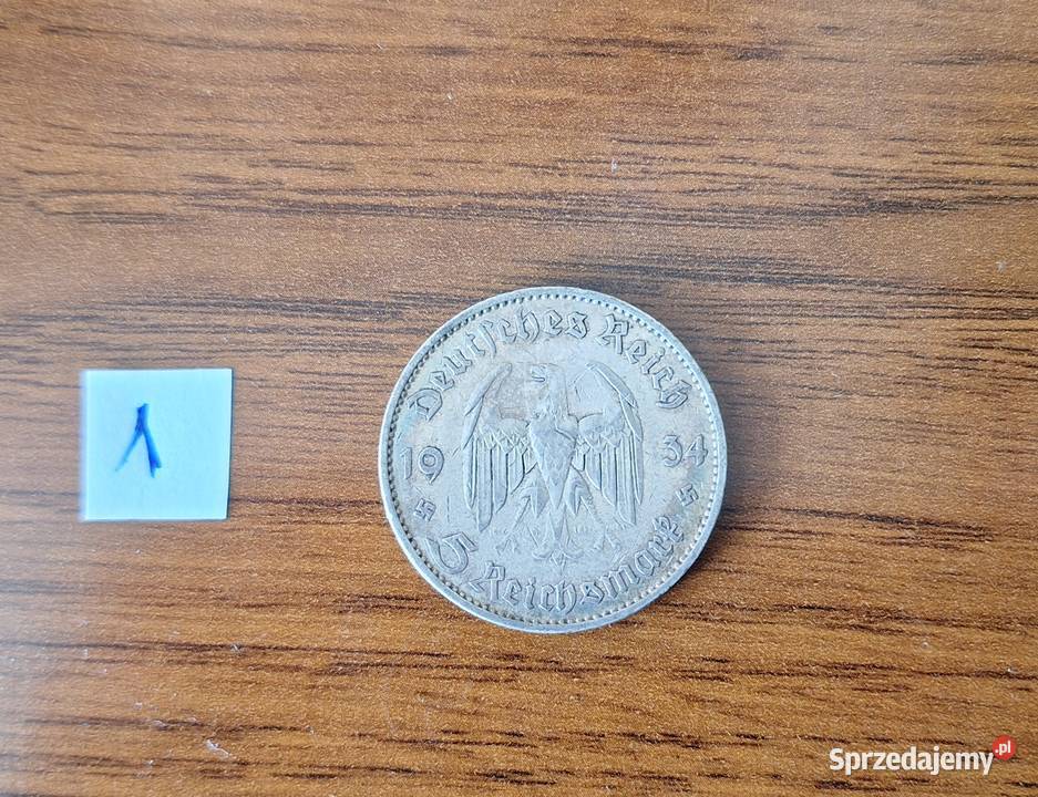 5 marek Niemcy 1934 A kościół garnizonowy w Pozostałe dolnośląskie Wrocław