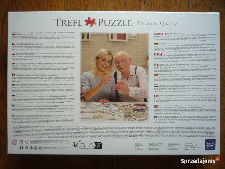 Nowe Puzzle 1000 elementów Trefl Kolaż Afryka Szczecin