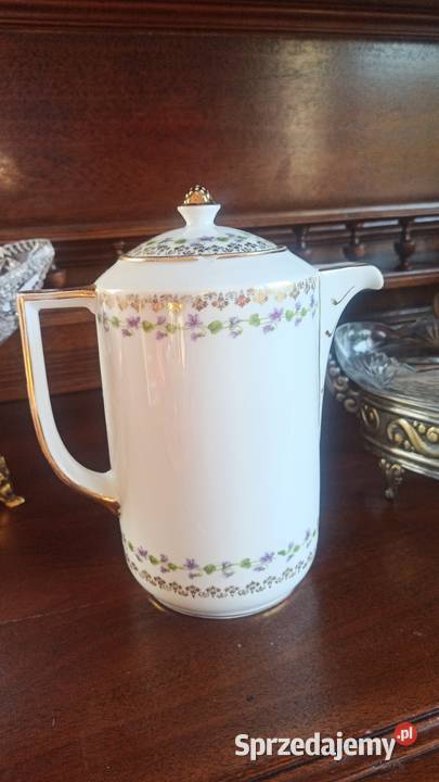 Dzbanek do czekolady Fiołki Rosenthal Syg Thomas Gdańsk