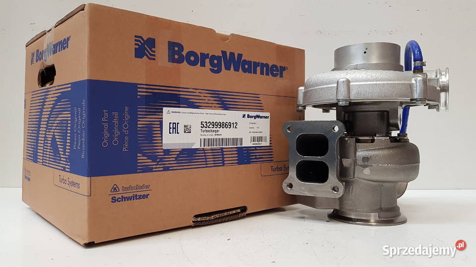 Turbosprężarka BorgWarner KKK 53299706912 ciężarowe