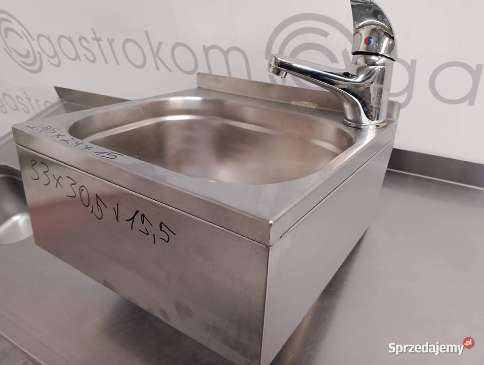 Umywalka nierdzewna zabudowana 33x305x155 dolnośląskie Wrocław
