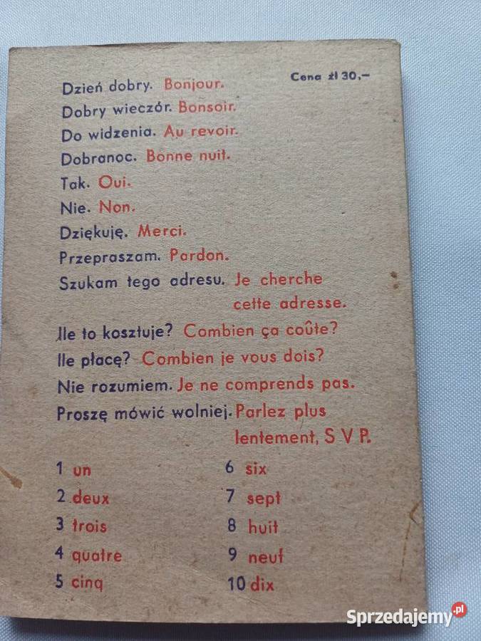Mini rozmówki francuskieWiesław Piechocki Alina małopolskie Kraków