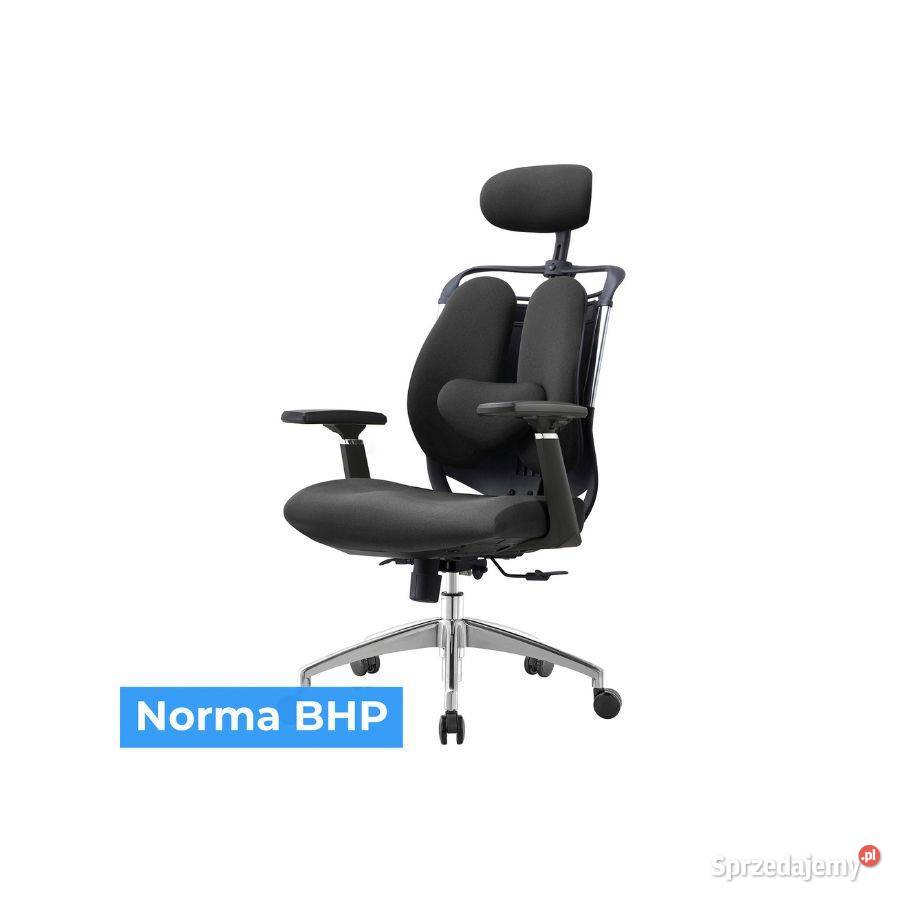 Fotel biurowy ergonomiczny ANGEL Stelio Czarny Jarosław