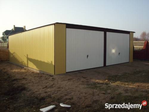 Garaż Blaszany Garaże Blaszane 7x7 Kolor Brama małopolskie Bochnia