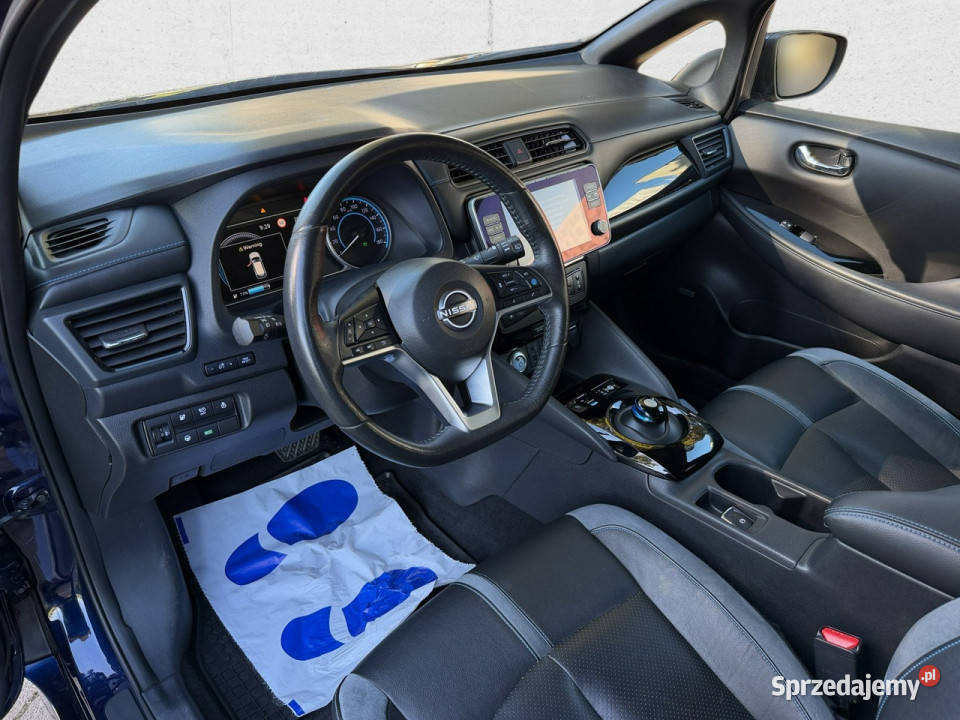 Nissan Leaf 62kWh Tekna Z polskiego salonu czujnik parkowania Leaf Warszawa