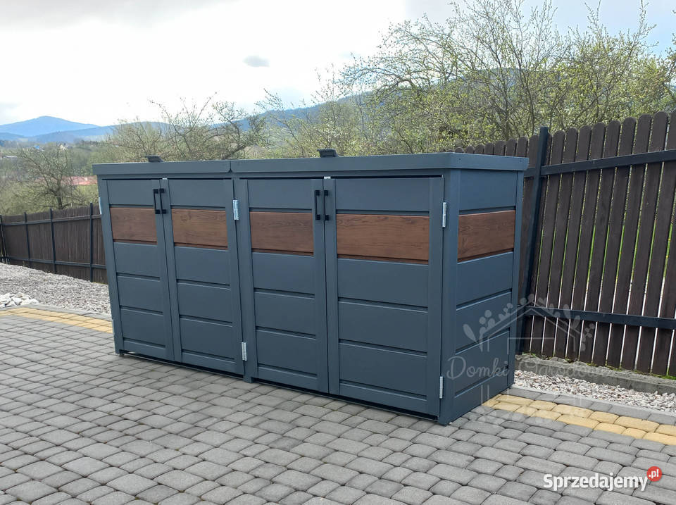 Zabudowa koszy na śmieci 275x80x120 4x240L Słupsk