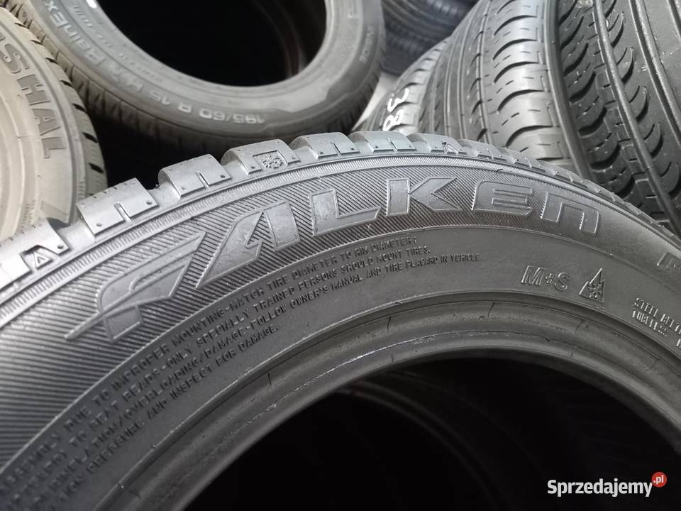 2x Opona UŻYWANA ZIMOWA 20555R15 FALKEN 99 Pozostałe podlaskie Zaścianki