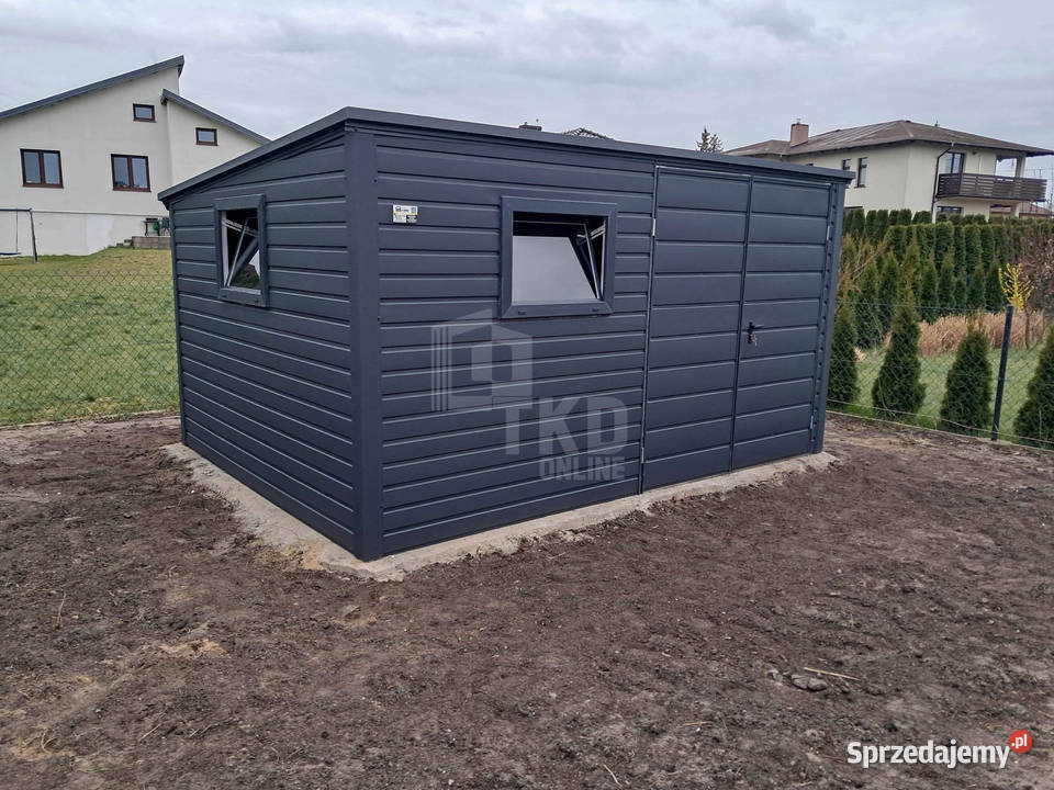 Schowek domek ogrodowy 4x2m brama dwuskrzydłowa Międzyrzecz sprzedam