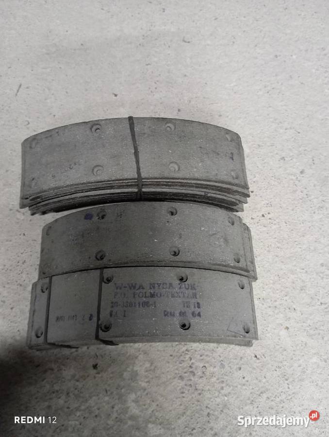 Okładziny hamulcowe Warszawa Syrena odbiór łasku Łódź