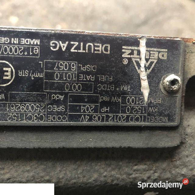 Deutz TCD 2012 L06 4V TCD2012L064V Blok Jastrzębniki