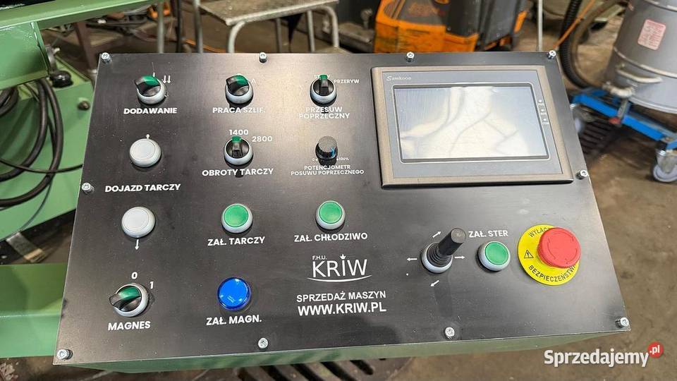 Szlifierka do płaszczyzn Ziersch Baltrusch Produkcja śląskie Tarnowskie Góry