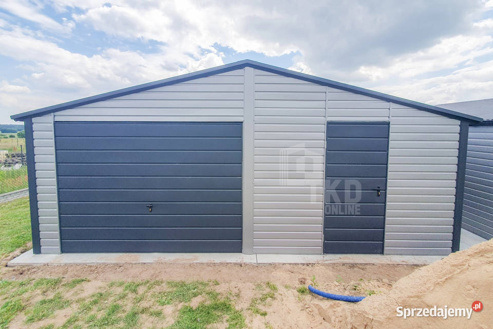 Garaż Blaszany 7x6m Brama Uchylna Drzwi Okno kujawsko-pomorskie Toruń