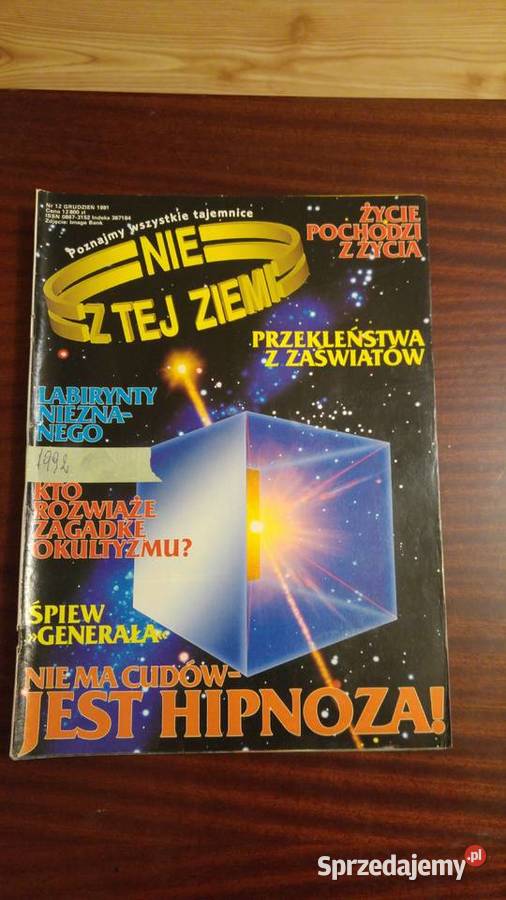 NIE Z TEJ ZIEMI czasopismo 1991 roku 34 Szczecin