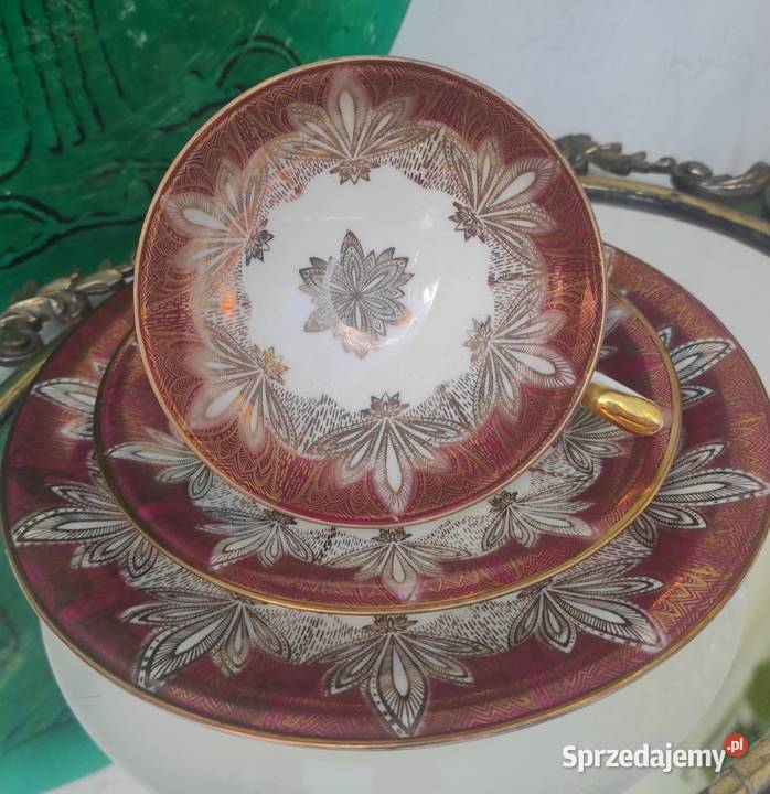 ELFENBEIN  BAVARIA kolekcjonerskie Trio Pabianice