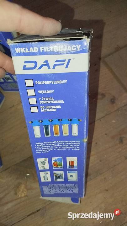 Dafi wkład filtrujący Z żywicą jonowymienną lubelskie Hrubieszów sprzedam