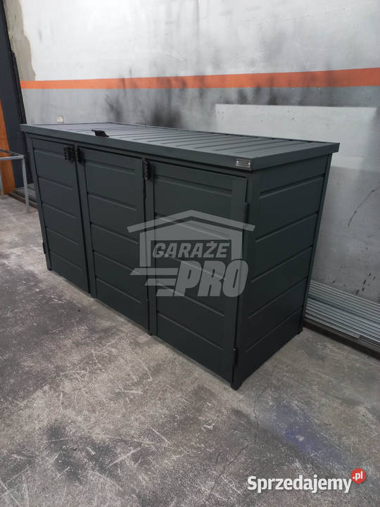 Zabudowa koszy na śmieci wiata obudowa