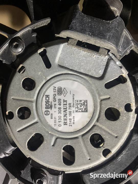 3135103806 wentylator chłodnicy 20 dci Renault Rok produkcji 2012 Szczecin