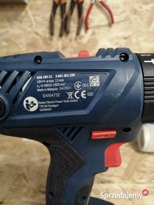 Wkrętarka udarowa Bosch GSB 18v21 Wiertarki i wkrętarki