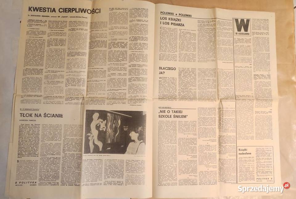 Polityka gazeta czasopismo 1984 42 1433 vintage Kielce