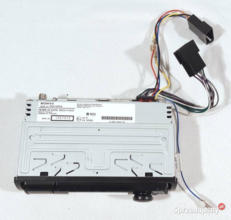 RADIO SONY DSXA40UI USB AUX Mielęcin