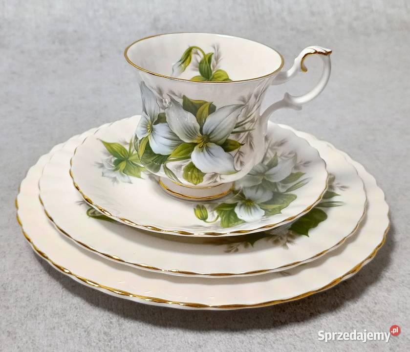 Royal Albert Trillium Filiżanka Zestaw deserowy Szczecin