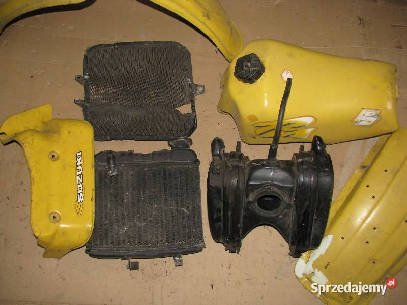 SUZUKI RM125 RM 125 bak zbiornik chłodnica Zielona Góra