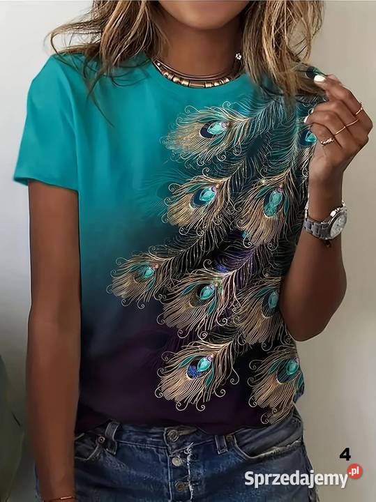 Nowe bluzki damskie modne wzory różne kolory