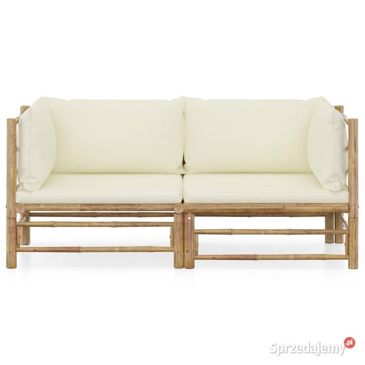 vidaXL 2cz zestaw mebli do ogrodu kremowe Warszawa