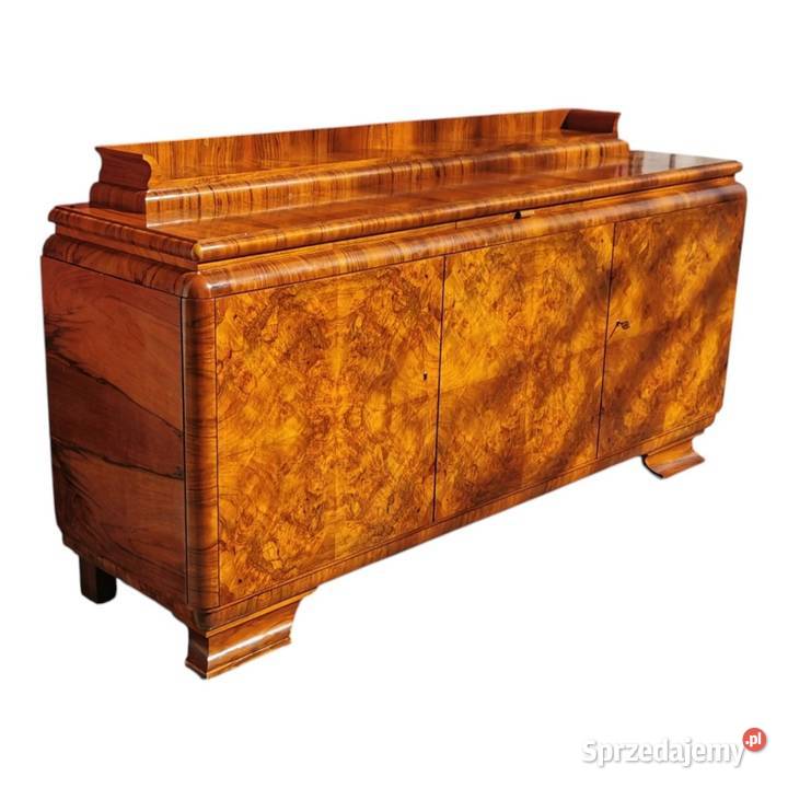 Bufet Art Deco z 1930 roku Orzech kaukaski dolnośląskie