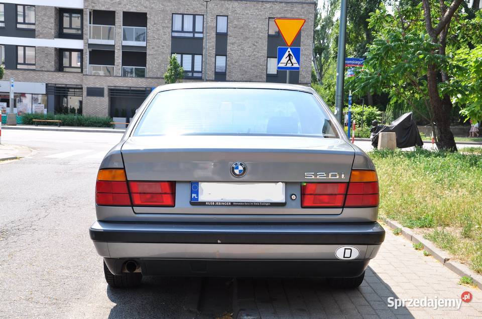 BMW Seria 5 E34 520i 1991 mazowieckie Warszawa
