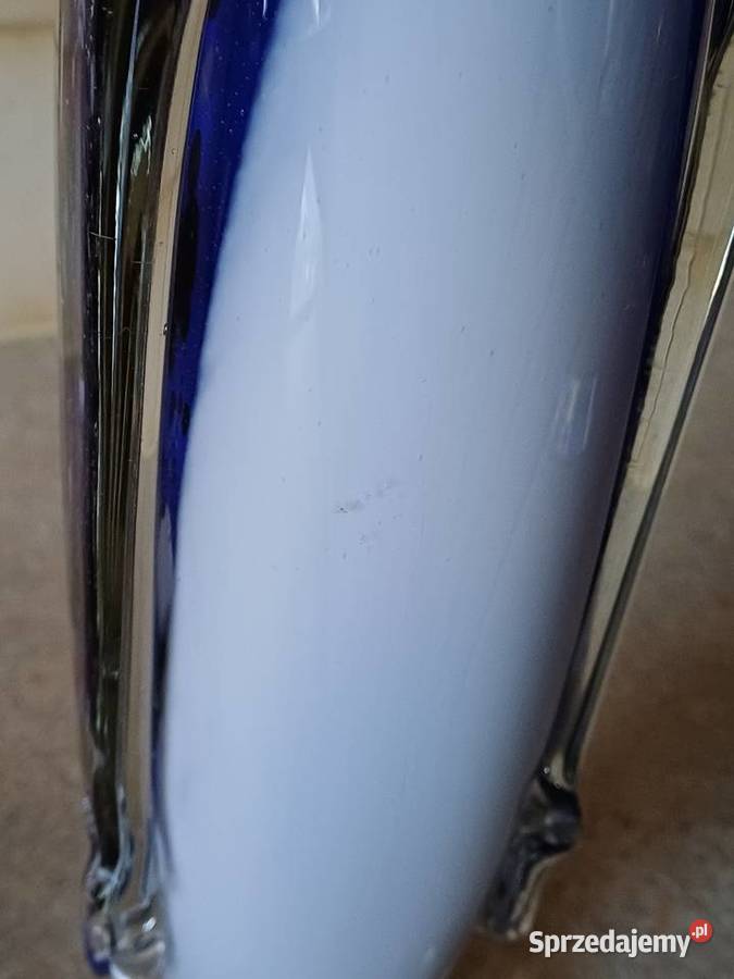 vintage wazon Murano Porcelana i szkło małopolskie